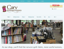 Tablet Screenshot of caryquilting.com